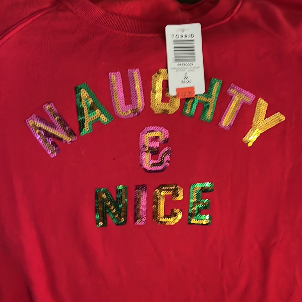 Torrid holiday sweatshirt